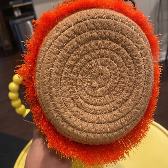 Brand New Unique Brown and Orange Bag - Picture 3 of 3